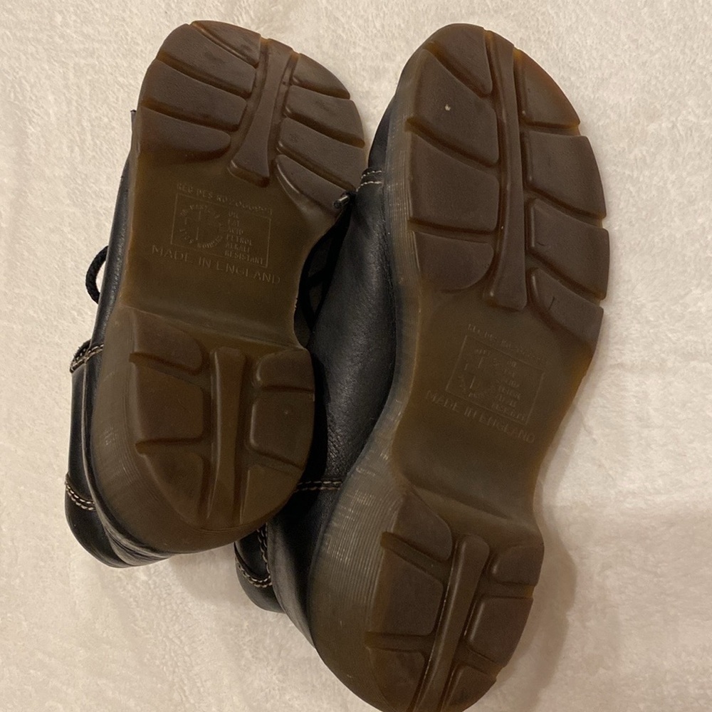 Vintage 90’s 8542 Dr Martens unisex black leather oil resistant work boots - Picture 6 of 9